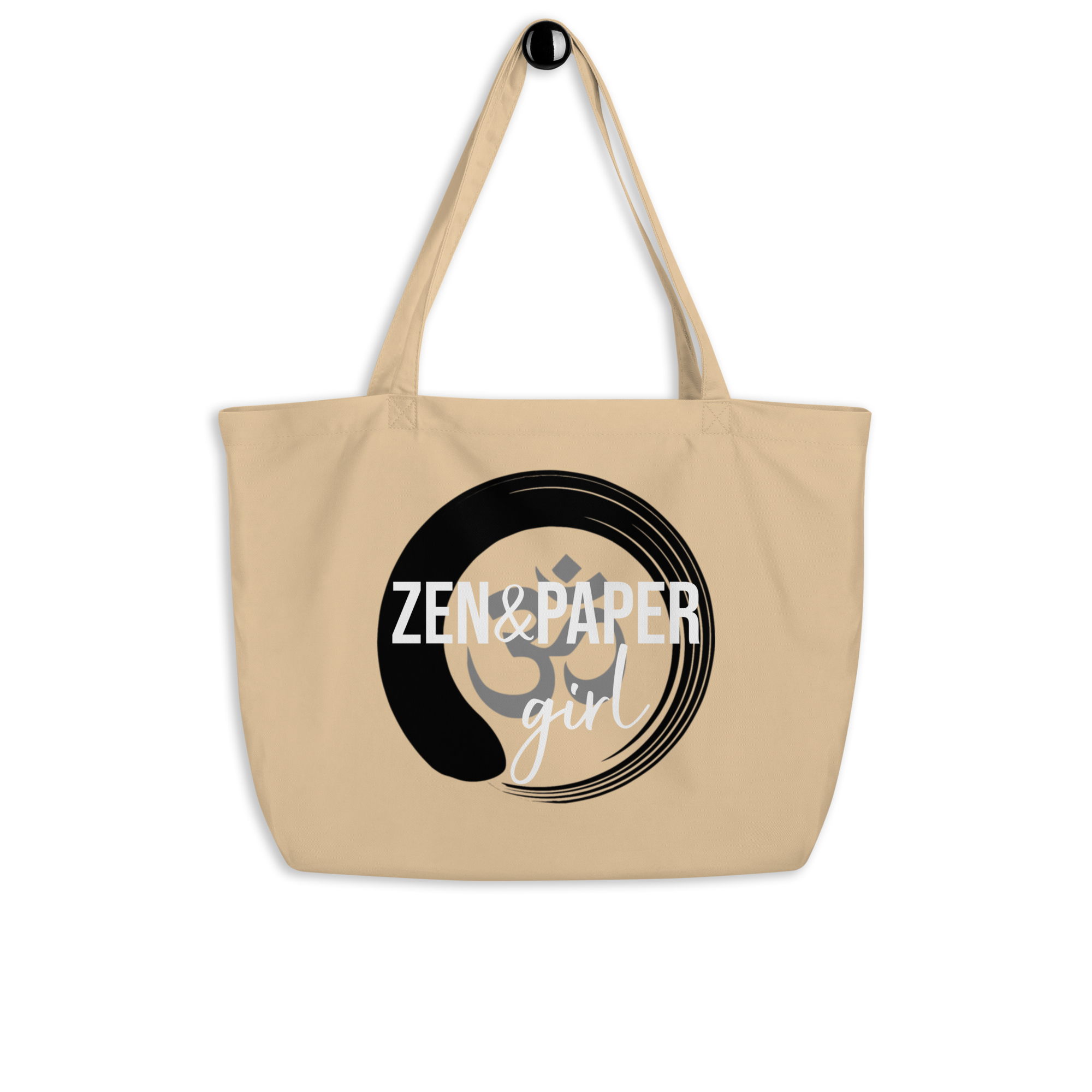 Zen & Paper Girl Organic Tote Bag