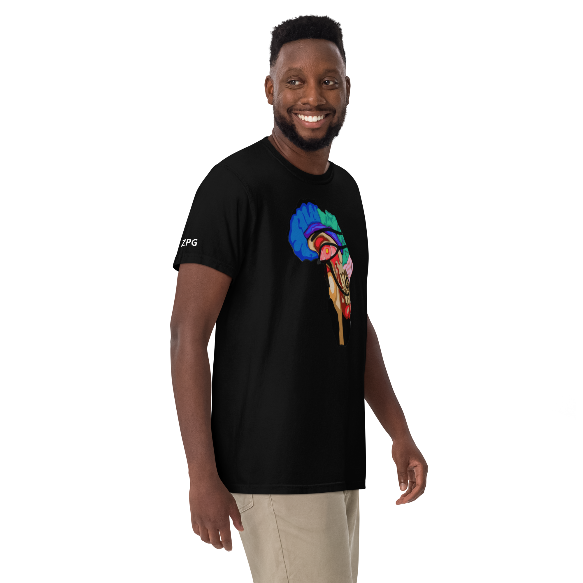 ZPG Africa On The Brain Premium Over-Sized Genderless T-Shirt