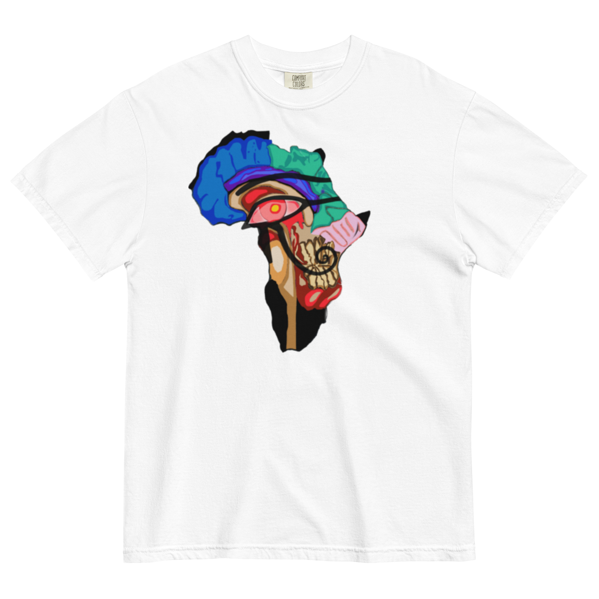 ZPG Africa On The Brain Premium Over-Sized Genderless T-Shirt