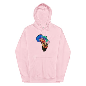 Zen & Paper Girl Africa On the Brain Genderless Mid-Weight Hoodie