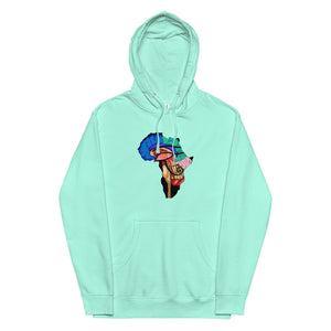 Zen & Paper Girl Africa On the Brain Genderless Mid-Weight Hoodie