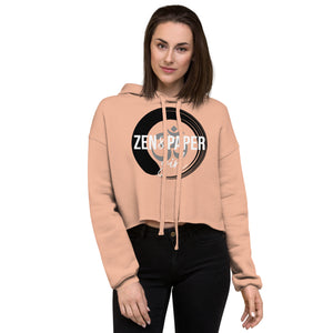 Zen & Paper Girl Logo Crop Hoodie